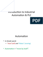 Introduction To Industrial Automation & PLC