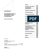 SINUMERIK 840D SL 828D Programaçao - Fundamentos PDF