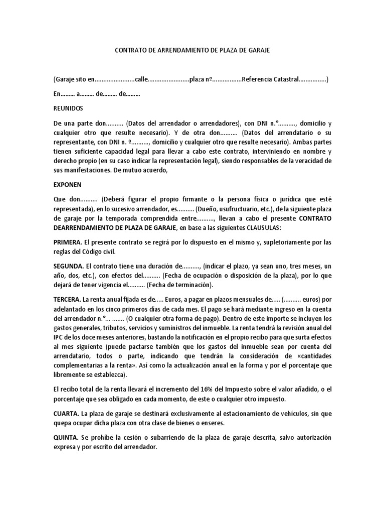 modelo-de-contrato-de-arrendamiento-de-plaza-de-garaje
