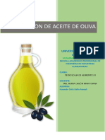 Extraccion de Aceite de Oliva