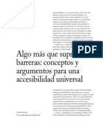 Alonso (2007) Algo Más Que Suprimir Barreras, Conceptos y Argumentos para Una Accesibilidad Universal