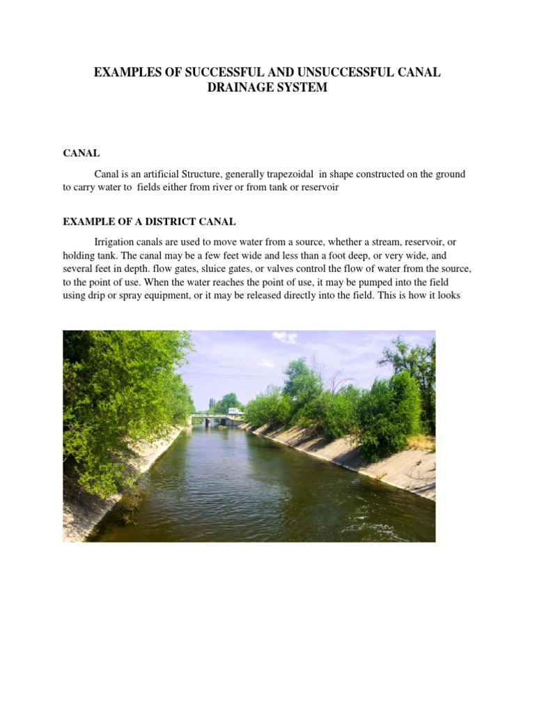 Canal Example | PDF