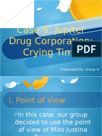 Jupiter Drug Corporation: Crying Time