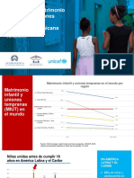 Situación del matrimonio infantil y las uniones tempranas en la República Dominicana