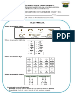 Taller de Sistemas de Numeracion Grado 6