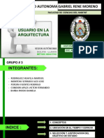 Usuario en La Arquitectura HISTORIA V