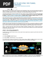 Configuring Site To Site IPSec VPN Tunnel Between Cisco Routers