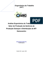 AVALIAÇÃO ERGONÔMICA DE POSTOS DE TRABALHO - Hemocentro PDF