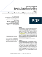 Anunciação - Perfil Financeiro de Psicólogos Brasileiros em 2015