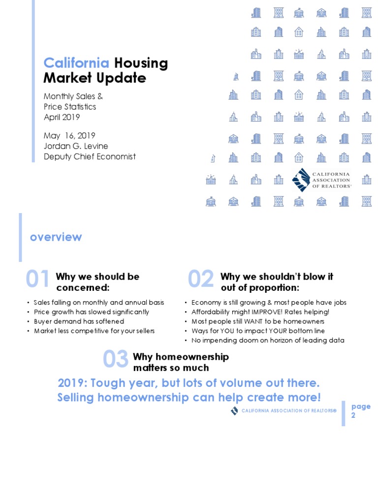 2019-04 Monthly Housing Market Webinar | PDF | Real Estate Broker ...