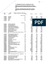 Relacion de Insumos Excel