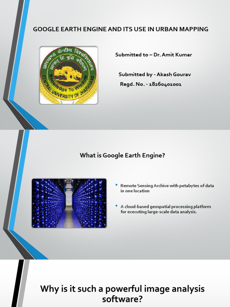 Google Earth Engine for Urban Mapping | PDF | Cloud Computing | Data ...
