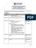 Calendar for Strategic MIS