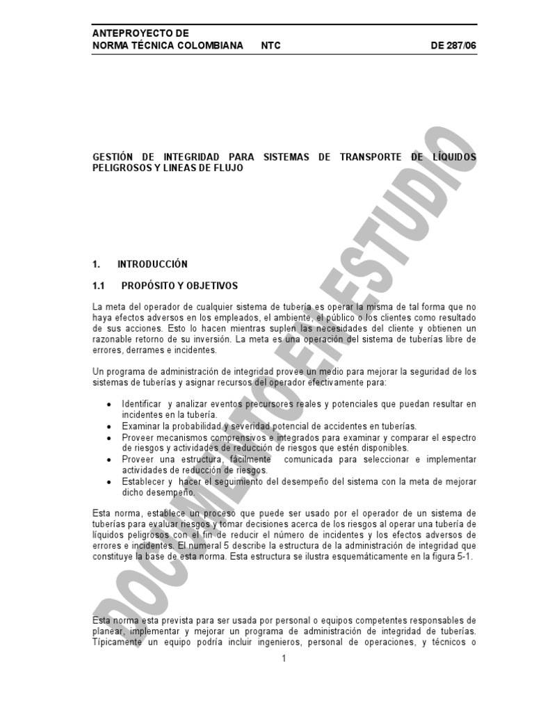 Gestión de Integridad en Tuberías Peligrosas | PDF | Software | Evaluación