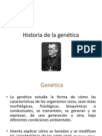Historia de La Genética