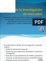 Diseño de La Investigación de Mercados