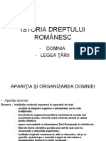 Istoria Dreptului Romanesc 1