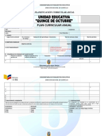 PCA - Planificación Curricular Anual