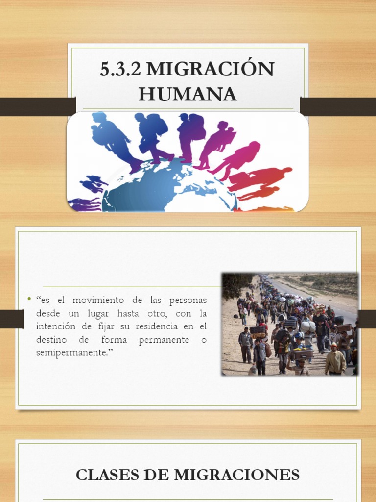 Tipos y causas de la migración humana | PDF
