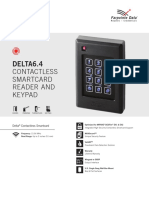 DELTA6.4: Contactless Smartcard Reader and Keypad