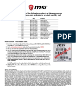 How To Claim Your Rebate Card:: Do NOT Use This Form For Submittal As It Is For Instructions and Information Only