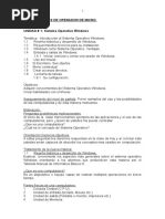 Plan de Clases de Operador de Micro