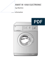 Lavamat W 1050 Electronic: Washing Machine