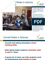 Why Cornell Notes in Science and at Kofa?