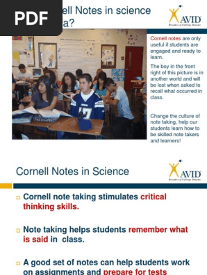 Avid Cornell Notes1