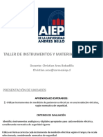 Clase # 8.1 Electronica Taller de Instrumentacion y Materiales Electricos AIEP 2019