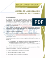 Generalidadesdela Legislacion Comercialen Colombia