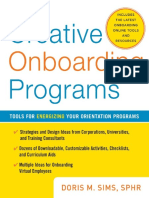 Doris Sims - Creative Onboarding Programs - Tools For Energizing Your Orientation Program-McGraw-Hill (2010) PDF