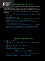 Logarithm Cheat Sheet | PDF