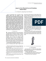 Controller Design of A Two-Wheeled Inverted Pendulum Mobile Robot