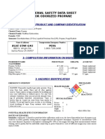 MSDS Refrigerant R407C | PDF | Firefighting | Fires