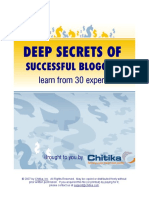 Deep Secrets of Successful Blogging PDF