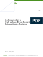Introduction to HVDC Subsea Cables 16 July 2012