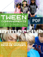 Tween Commandments of Content Youth Marketing 