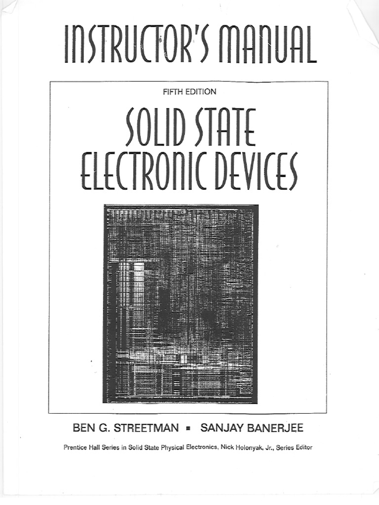 Streetman Solution PDF PDF