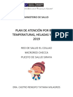 Plan Bajas Temperaturas