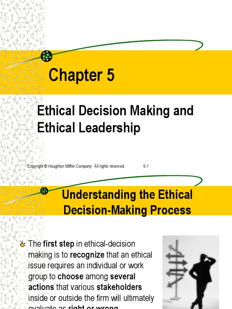 Ethical Decision Making and Ethical Leadership | PDF | Leadership ...