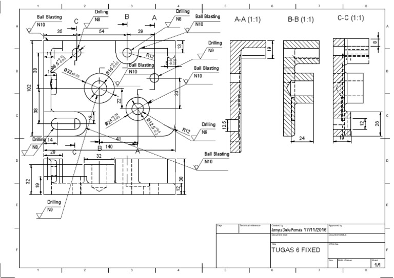 Technical Reference for DWG No. 102 | PDF