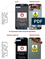 Ubicacion de Flex Tactil Precacucion Cambio de Vidrio Visor PDF