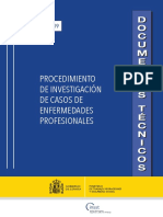 Procedimiento de Investigacion de Casos de Enfermedad Profesional PDF