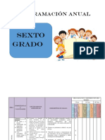 Matriz de Planificacion Sexto Grado