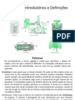 Conceitos Introdutórios de Sistemas Termodinâmicos