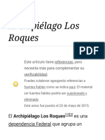 Archipiélago Los Roques - Wikipedia, La Enciclopedia Libre PDF