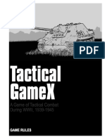 Tactical GameX Rules PDF