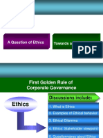 A Question of Ethics Towards A Common Goal