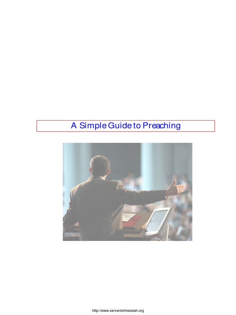 Simple Preaching Guide by Gerald Rowlands | PDF | Expository Preaching ...